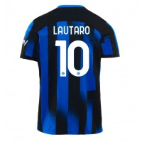 Dres Inter Milan Lautaro Martinez #10 Domáci 2023-24 Krátky Rukáv